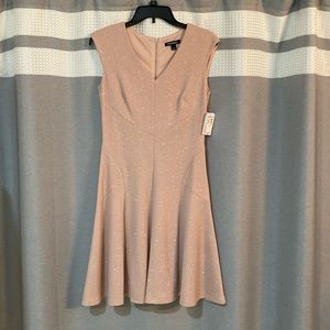 NWT Sparkly Pink Sleeveless Dress Size 6